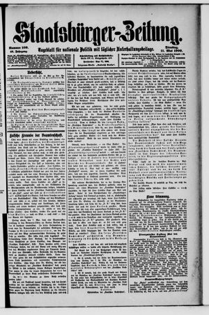 Staatsbürger-Zeitung vom 11.05.1909