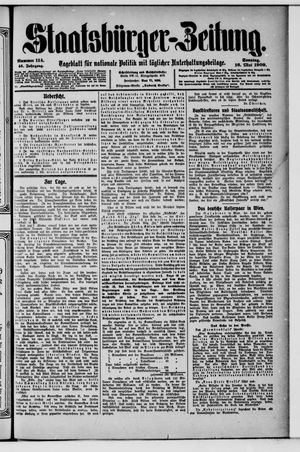 Staatsbürger-Zeitung vom 16.05.1909
