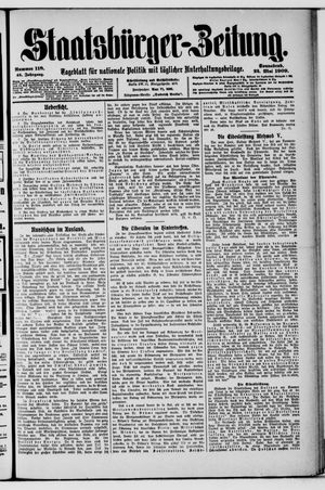 Staatsbürger-Zeitung vom 22.05.1909