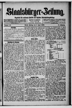 Staatsbürger-Zeitung vom 04.06.1909