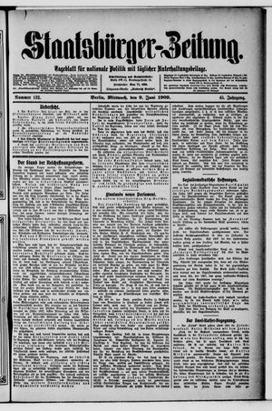 Staatsbürger-Zeitung vom 09.06.1909