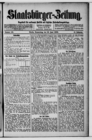 Staatsbürger-Zeitung vom 10.06.1909