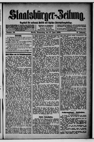 Staatsbürger-Zeitung vom 17.06.1909