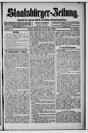 Staatsbürger-Zeitung vom 19.06.1909