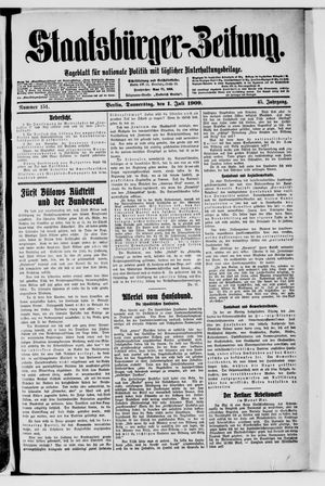 Staatsbürger-Zeitung vom 01.07.1909
