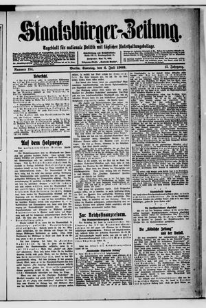 Staatsbürger-Zeitung vom 04.07.1909