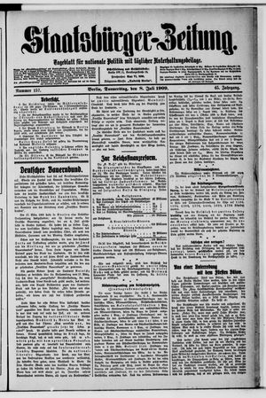 Staatsbürger-Zeitung vom 08.07.1909