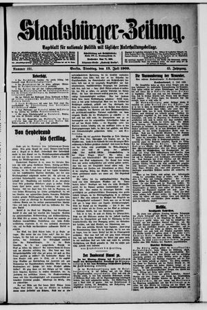 Staatsbürger-Zeitung vom 13.07.1909