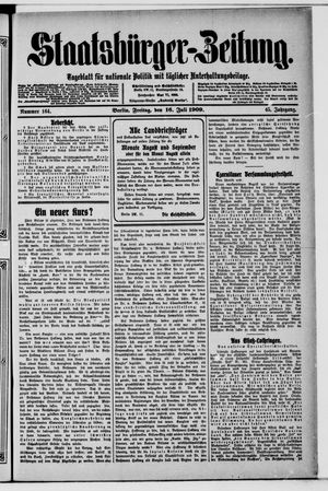 Staatsbürger-Zeitung vom 16.07.1909