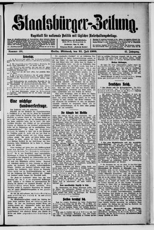 Staatsbürger-Zeitung vom 21.07.1909