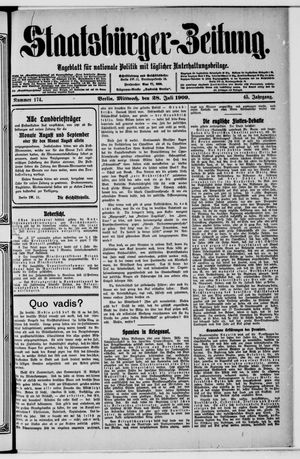 Staatsbürger-Zeitung vom 28.07.1909