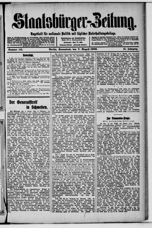 Staatsbürger-Zeitung vom 07.08.1909