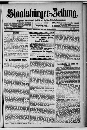 Staatsbürger-Zeitung vom 19.08.1909