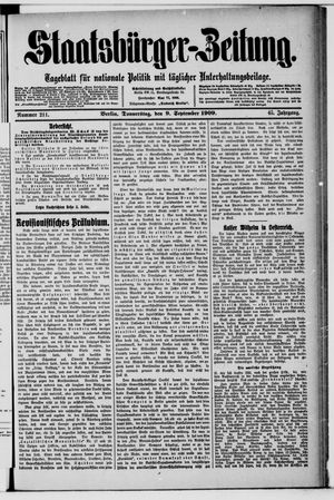 Staatsbürger-Zeitung vom 09.09.1909