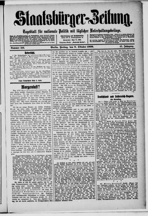 Staatsbürger-Zeitung vom 08.10.1909