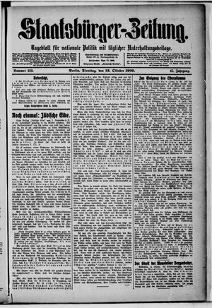 Staatsbürger-Zeitung vom 12.10.1909