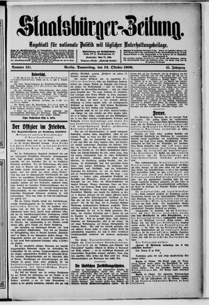 Staatsbürger-Zeitung vom 14.10.1909