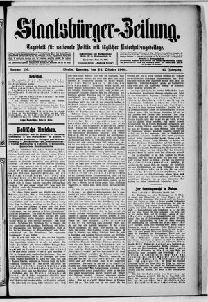 Staatsbürger-Zeitung vom 24.10.1909