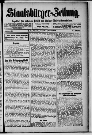 Staatsbürger-Zeitung vom 26.10.1909