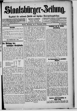 Staatsbürger-Zeitung vom 02.11.1909
