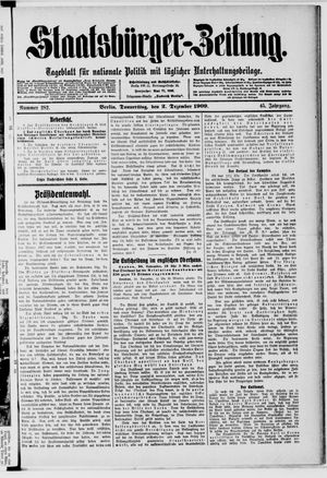 Staatsbürger-Zeitung vom 02.12.1909