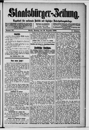 Staatsbürger-Zeitung vom 19.12.1909