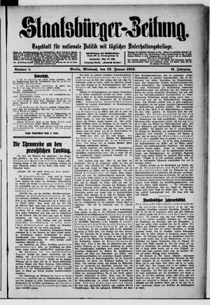 Staatsbürger-Zeitung vom 12.01.1910