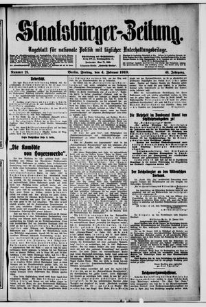 Staatsbürger-Zeitung on Feb 4, 1910