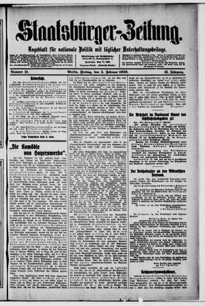 Staatsbürger-Zeitung on Feb 4, 1910