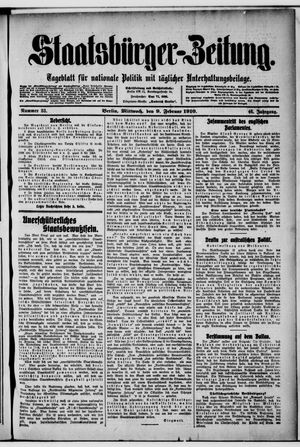 Staatsbürger-Zeitung vom 09.02.1910