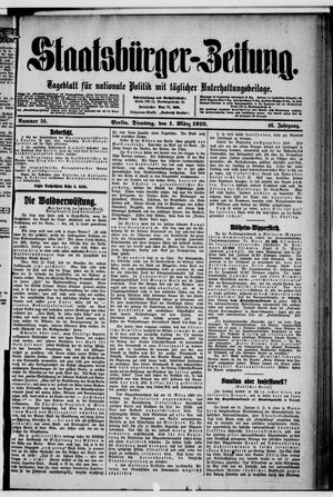 Staatsbürger-Zeitung on Mar 1, 1910
