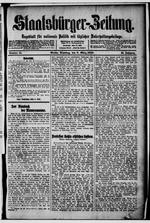 Staatsbürger-Zeitung on Mar 8, 1910