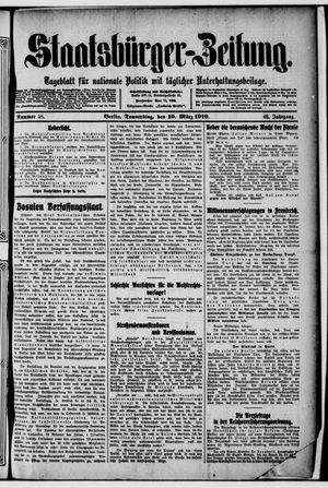 Staatsbürger-Zeitung vom 10.03.1910