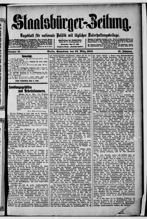 Staatsbürger-Zeitung vom 12.03.1910