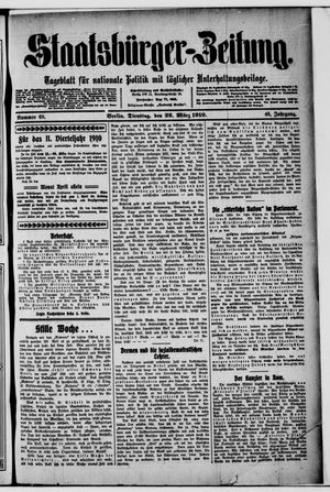 Staatsbürger-Zeitung on Mar 22, 1910
