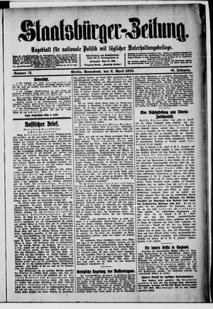 Staatsbürger-Zeitung vom 02.04.1910