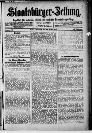 Staatsbürger-Zeitung vom 13.04.1910