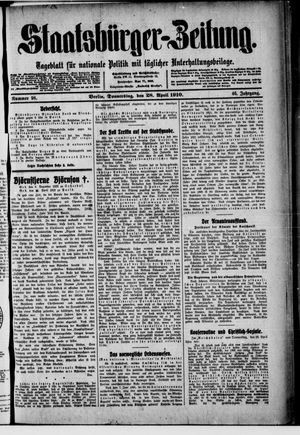 Staatsbürger-Zeitung vom 28.04.1910