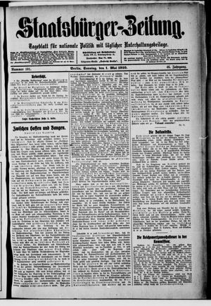 Staatsbürger-Zeitung vom 01.05.1910