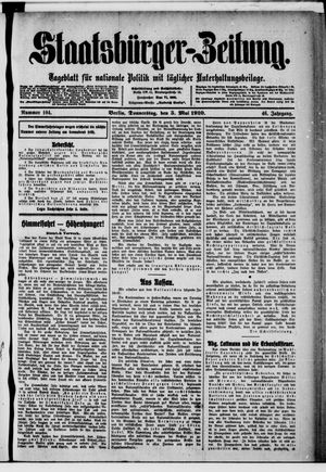 Staatsbürger-Zeitung vom 05.05.1910