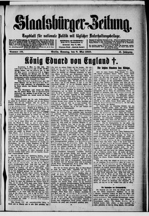 Staatsbürger-Zeitung vom 08.05.1910