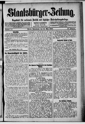 Staatsbürger-Zeitung vom 14.05.1910