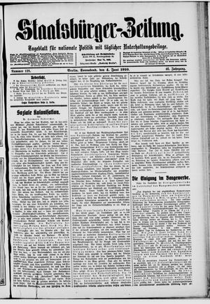 Staatsbürger-Zeitung vom 04.06.1910