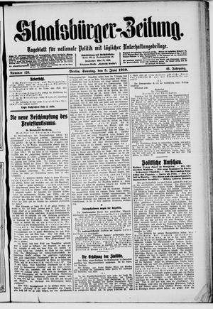 Staatsbürger-Zeitung vom 05.06.1910