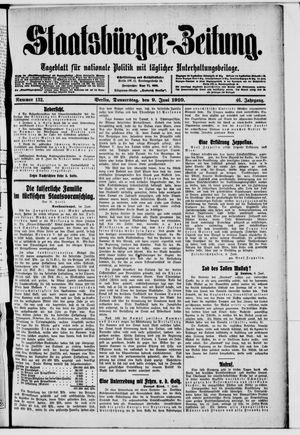 Staatsbürger-Zeitung vom 09.06.1910