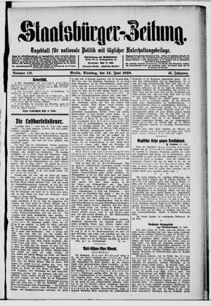 Staatsbürger-Zeitung vom 14.06.1910