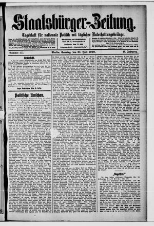 Staatsbürger-Zeitung vom 31.07.1910