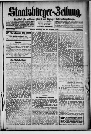 Staatsbürger-Zeitung vom 30.08.1910