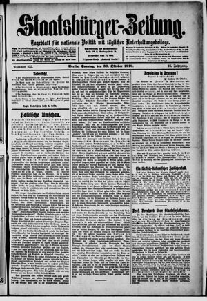 Staatsbürger-Zeitung vom 30.10.1910