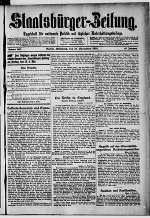 Staatsbürger-Zeitung vom 16.11.1910